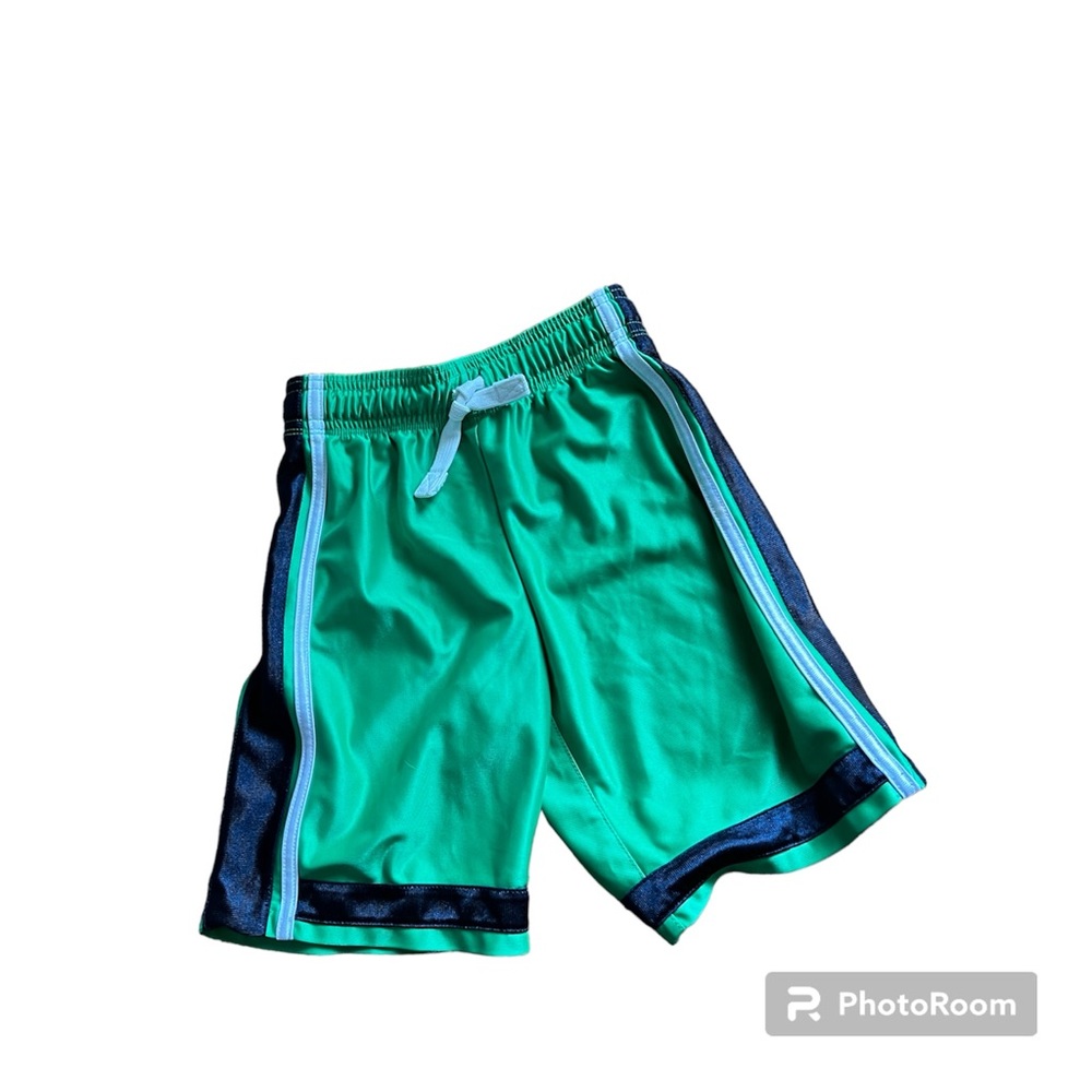 🟢GAP KIDS: Boy’s size S, green & black athletic shorts w/tie, preowned🟢